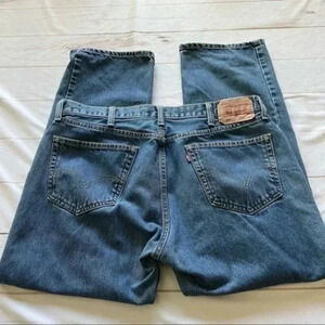 Levi Strauss Mens 505 straight fit jeans W38 L 30
